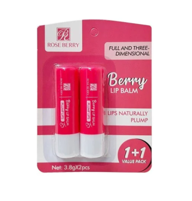مرطب شفاه بنكهة التوت من روز بيري  2*1 عبوة 