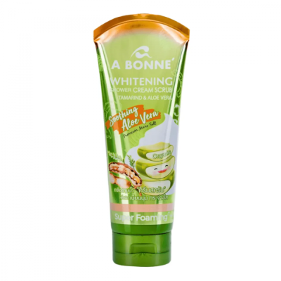 اي بون مقشر مبيض مع كريم استحمام  350 ملم بخلاصه الصبار والتمر