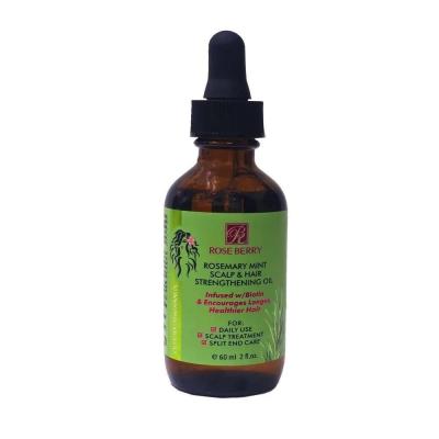 سيروم  تقوية فروة الرأس والشعر 60 مل ،  بزيت النعناع واكليل الجبل من روزبيري 